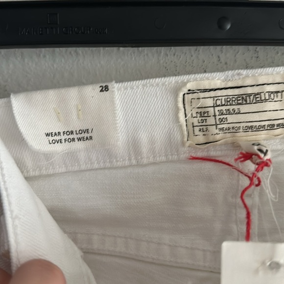 Current/Elliot white jeans size 28 - Picture 2 of 8